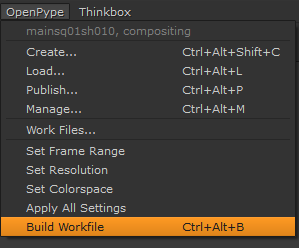 Build First Work File